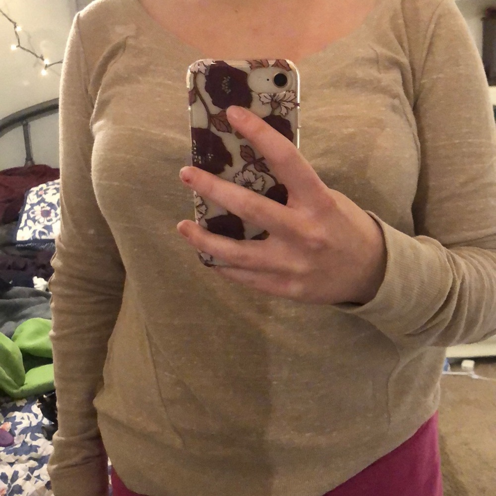 Tan sweater